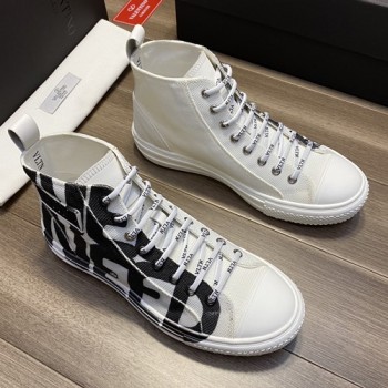 발렌티노 남성용 하이탑 스니커즈