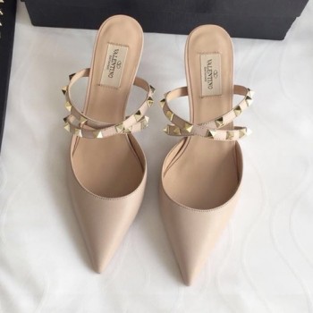 발렌티노 락스터드 스트랩 블로퍼,뮬