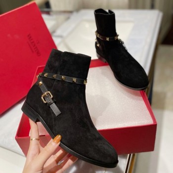 발렌티노 락스터드 앵클부츠