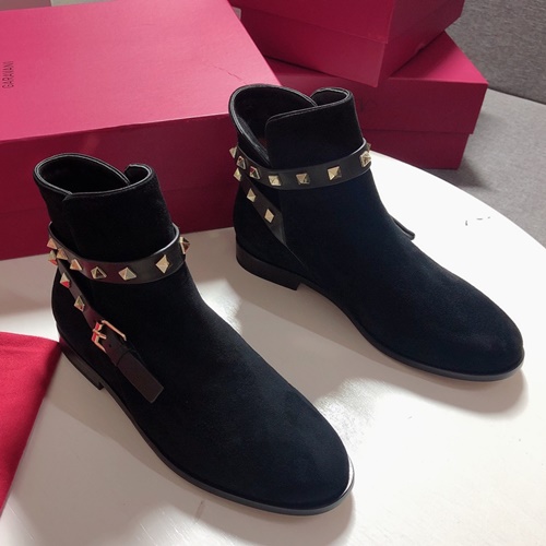 발렌티노 락스터드 앵클부츠