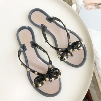 발렌티노 락스터드 젤리 슬리퍼