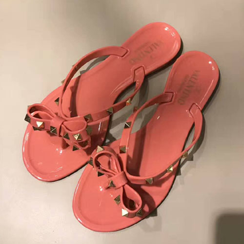 발렌티노 락스터드 젤리 슬리퍼