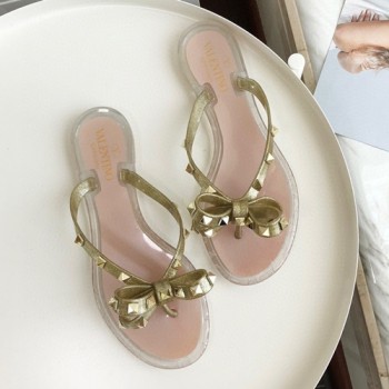 발렌티노 락스터드 젤리슈즈,슬리퍼