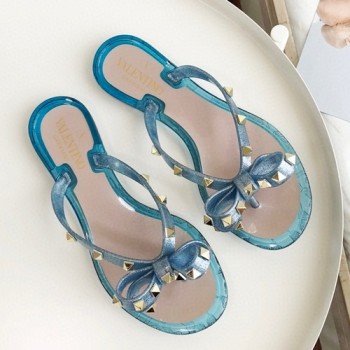 발렌티노 락스터드 젤리슈즈,슬리퍼