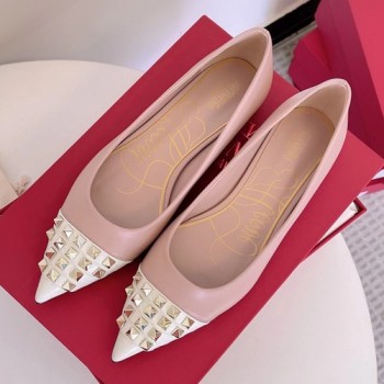 발렌티노 락스터드 플랫슈즈