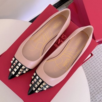 발렌티노 락스터드 플랫슈즈