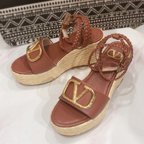 발렌티노 플랫폼 V로고 샌들