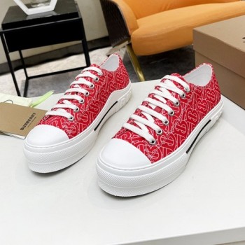 버버리 캔버스 남.여 로우탑 스니커즈