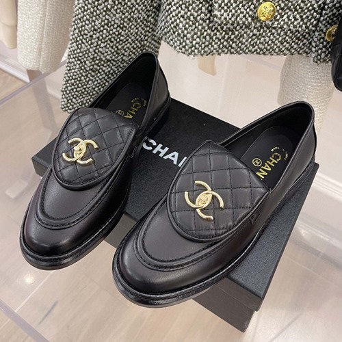 샤넬 CC로고 모카신 로퍼