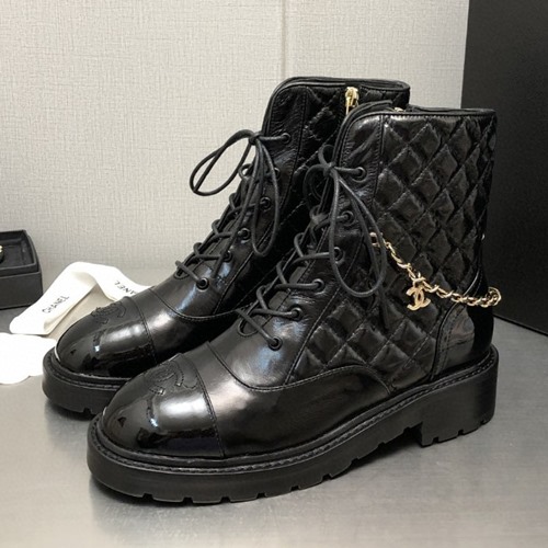 샤넬 CC로고 퀼팅 부츠