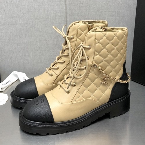 샤넬 CC로고 퀼팅 부츠