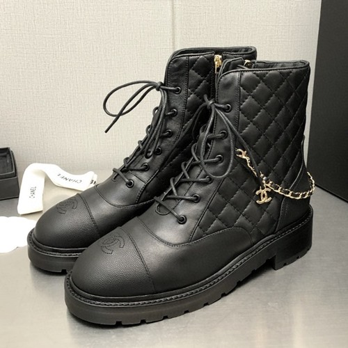 샤넬 CC로고 퀼팅 부츠