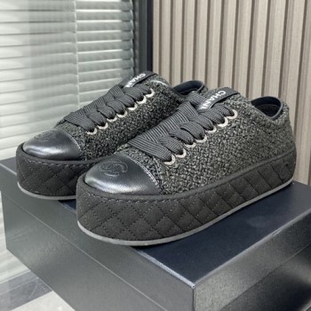 샤넬 CC로고 플랫폼 스니커즈