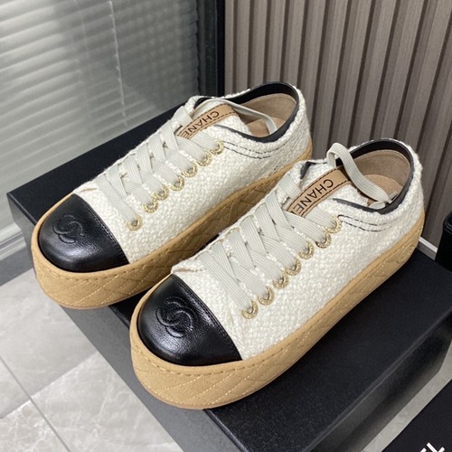 샤넬 CC로고 플랫폼 스니커즈