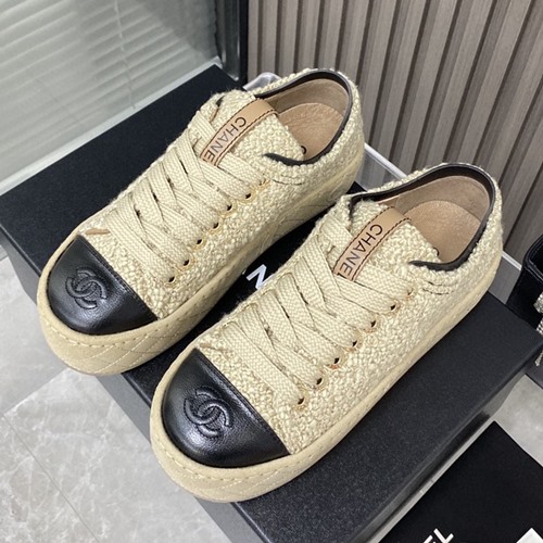 샤넬 CC로고 플랫폼 스니커즈