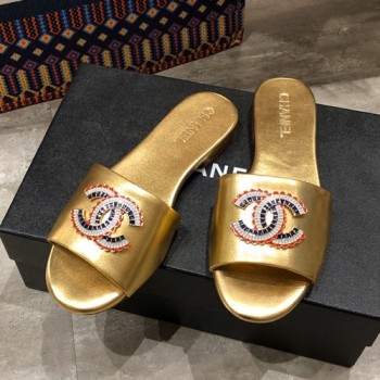 샤넬 C로고 뮬,슬리퍼