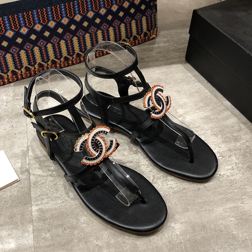 샤넬 C로고 샌들