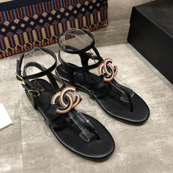 샤넬 C로고 샌들