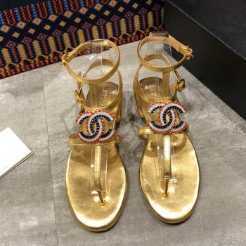 샤넬 C로고 샌들