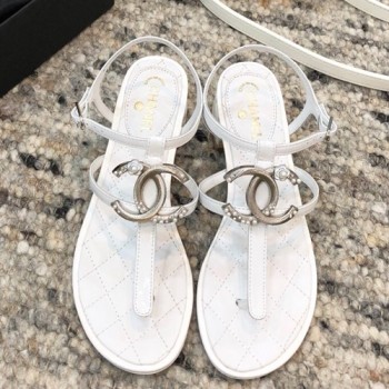 샤넬 C로고 조리 샌들