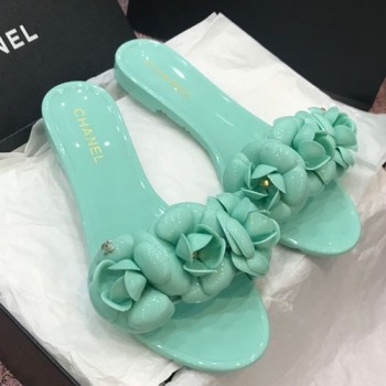 샤넬 까멜리아 코사지 슬리퍼