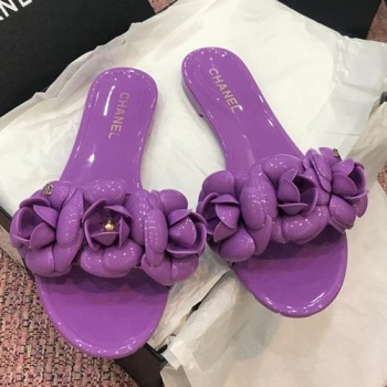 샤넬 까멜리아 코사지 슬리퍼