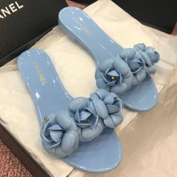 샤넬 까멜리아 코사지 슬리퍼