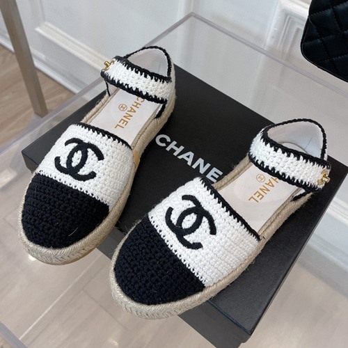 샤넬 니트 샌들