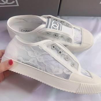 샤넬 레이스 스니커즈