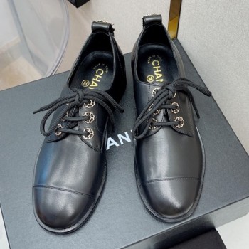 샤넬 레이스업 로퍼