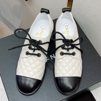 샤넬 레이스업 로퍼