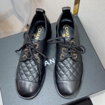 샤넬 레이스업 로퍼