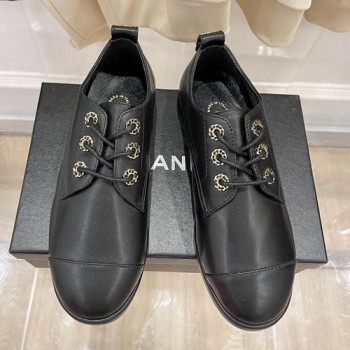 샤넬 레이스업 로퍼