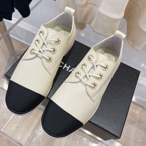 샤넬 레이스업 로퍼