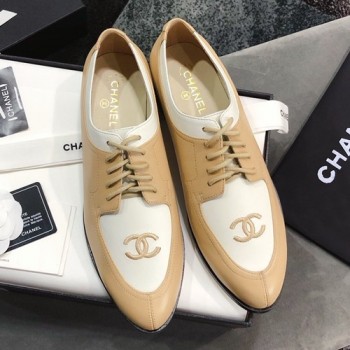 샤넬 레이스업 로퍼