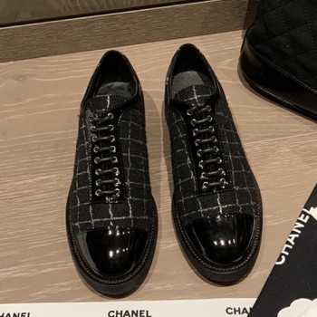 샤넬 레이스업 로퍼