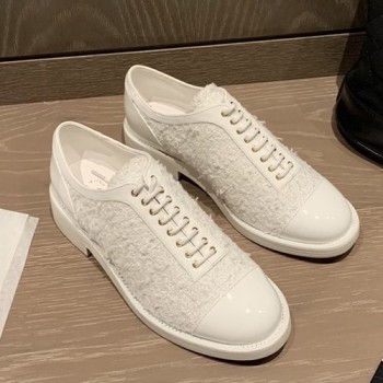 샤넬 레이스업 로퍼