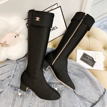 샤넬 롱부츠