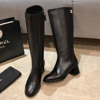 샤넬 롱부츠