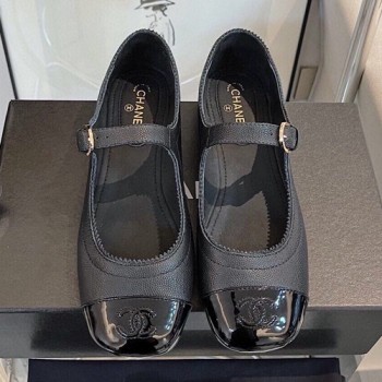 샤넬 메리제인 플랫슈즈