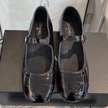 샤넬 메리제인 플랫슈즈