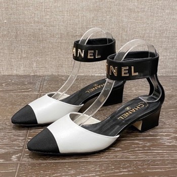 샤넬 발목 스트랩 앵클 슈즈 펌프스 샌들 슬링백