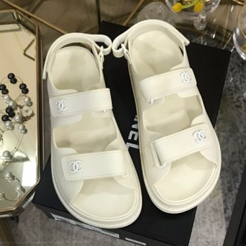 샤넬 벨크로 러버 샌들