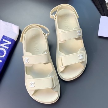 샤넬 벨크로 러버 샌들