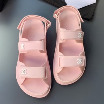 샤넬 벨크로 러버 샌들