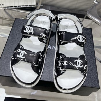 샤넬 벨크로 러버 샌들