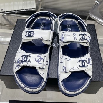 샤넬 벨크로 러버 샌들