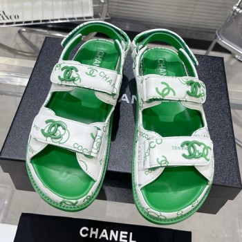 샤넬 벨크로 러버 샌들