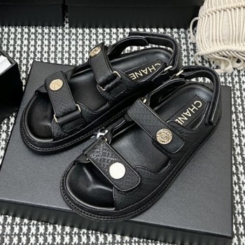 샤넬 벨크로 러버 샌들