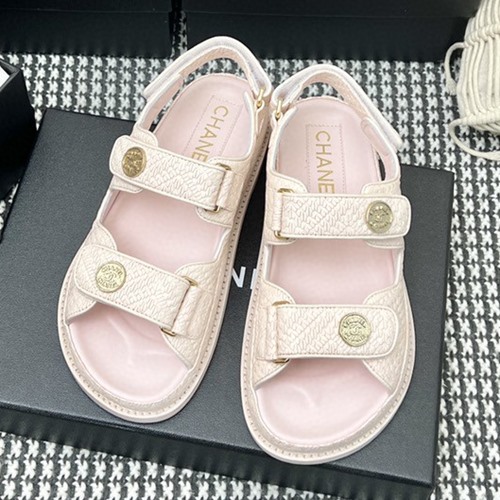 샤넬 벨크로 러버 샌들